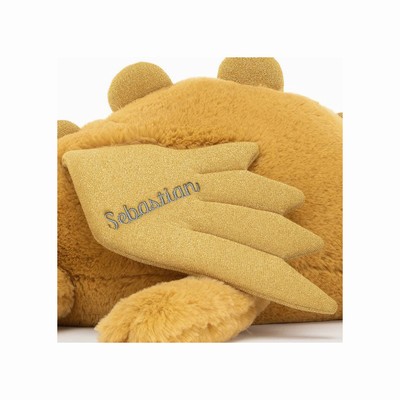 Jellycat Golden Dragon Huge Australia | 154863JNQ